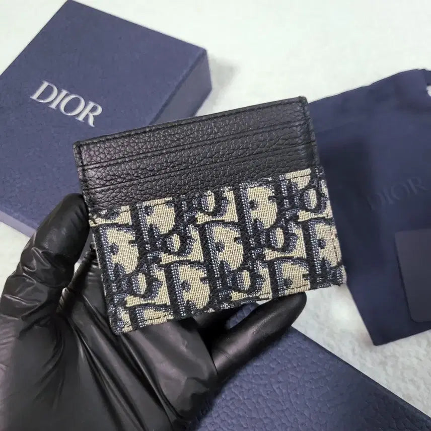 [BUNJANG] Dior Oblique Card Holder Wallet / [새상품급/풀구성] 디올 오블리크 카드홀더 카드지갑