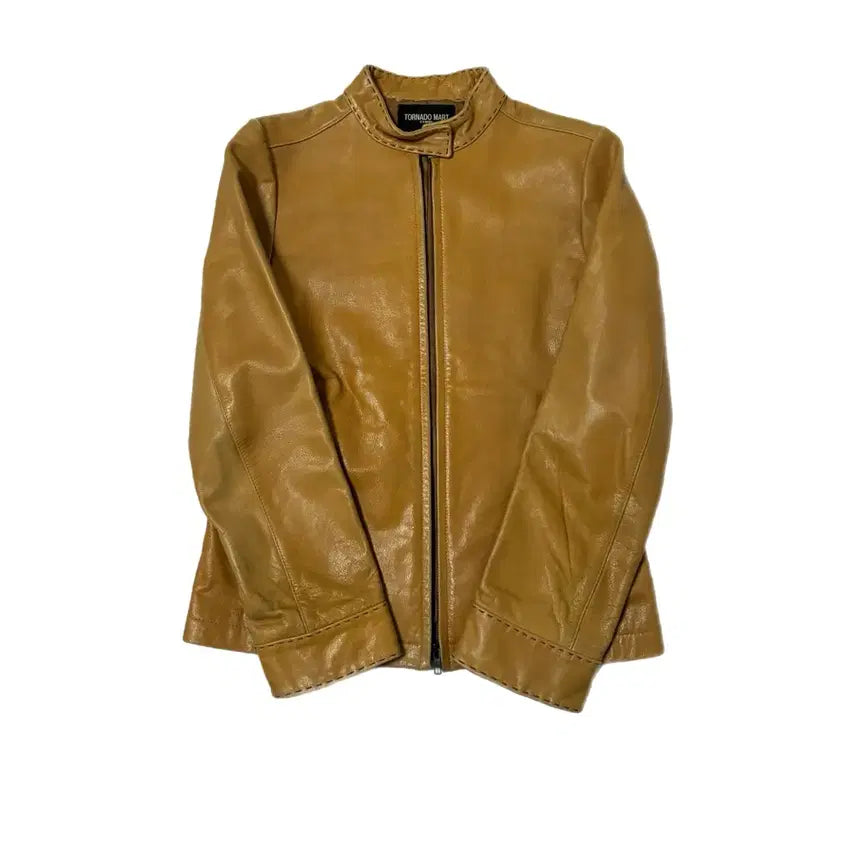 [BUNJANG] Tornado Mart Leather Jacket / 토네이도마트 레더 자켓