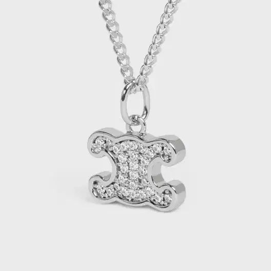 [SOLD OUT] 셀린느 트리오페 큐빅 목걸이