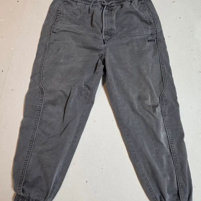 [BUNJANG] Juun.J Cotton Jogger Pants Charcoal / 준지 코튼조거팬츠(48) 100사이즈