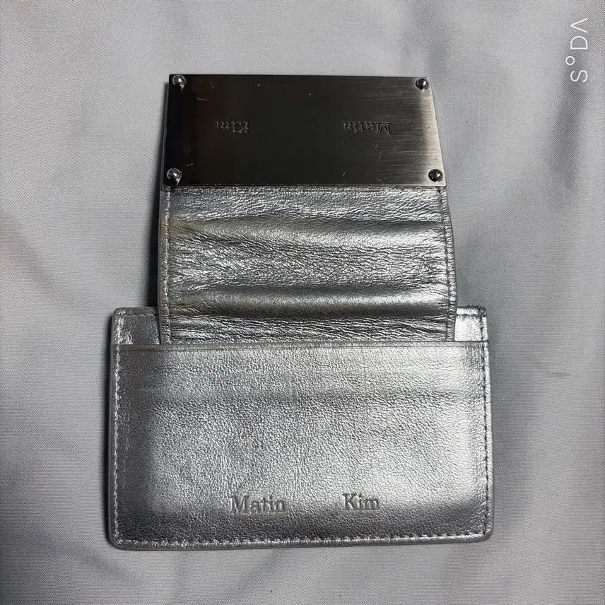 [SOLD OUT] 마뗑킴 실버 카드지갑