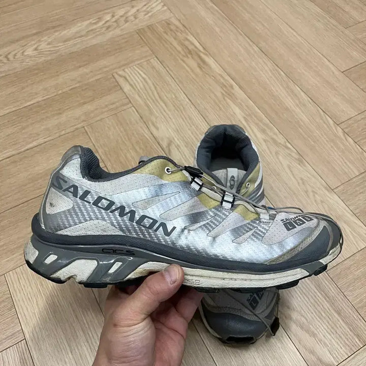 [BUNJANG] Salomon XT-4 Silver Metallic Sneakers / 살로몬 xt-4 실버 매탈릭 280