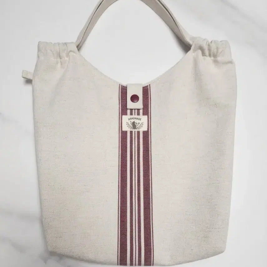 [BUNJANG] Linen Shirring Eco Bag / 린넨 셔링 에코백
