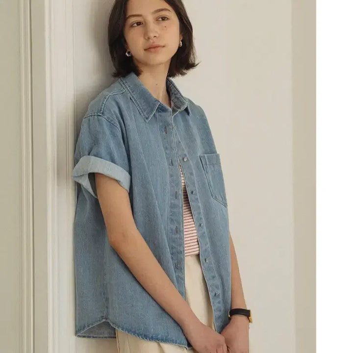 [BUNJANG] Till I Die Denim Shirt / 틸아이다이 데님 셔츠- 5/17일만