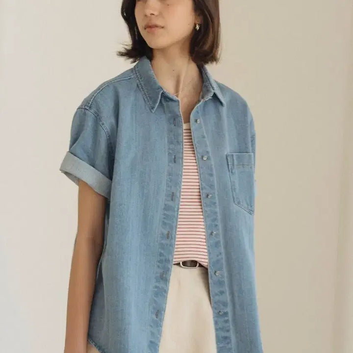 [BUNJANG] Till I Die Denim Shirt / 틸아이다이 데님 셔츠- 5/17일만
