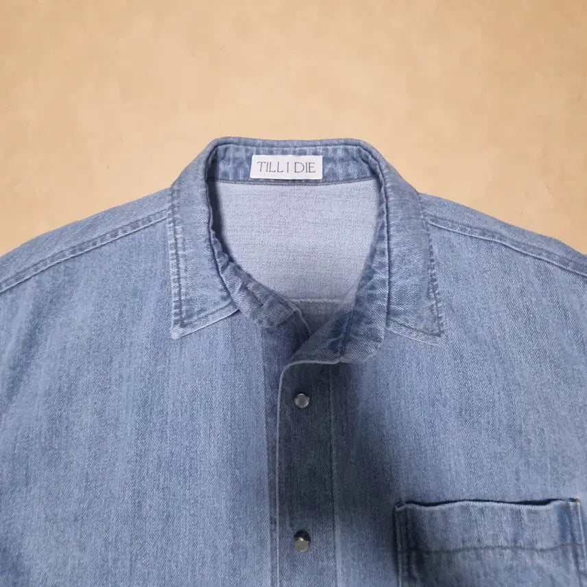 [BUNJANG] Till I Die Denim Shirt / 틸아이다이 데님 셔츠- 5/17일만