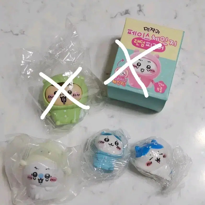 [BUNJANG] Chiikawa Hachiware Sofubi 3-Piece Bundle Set / 먼작귀 소프비 일괄 3종