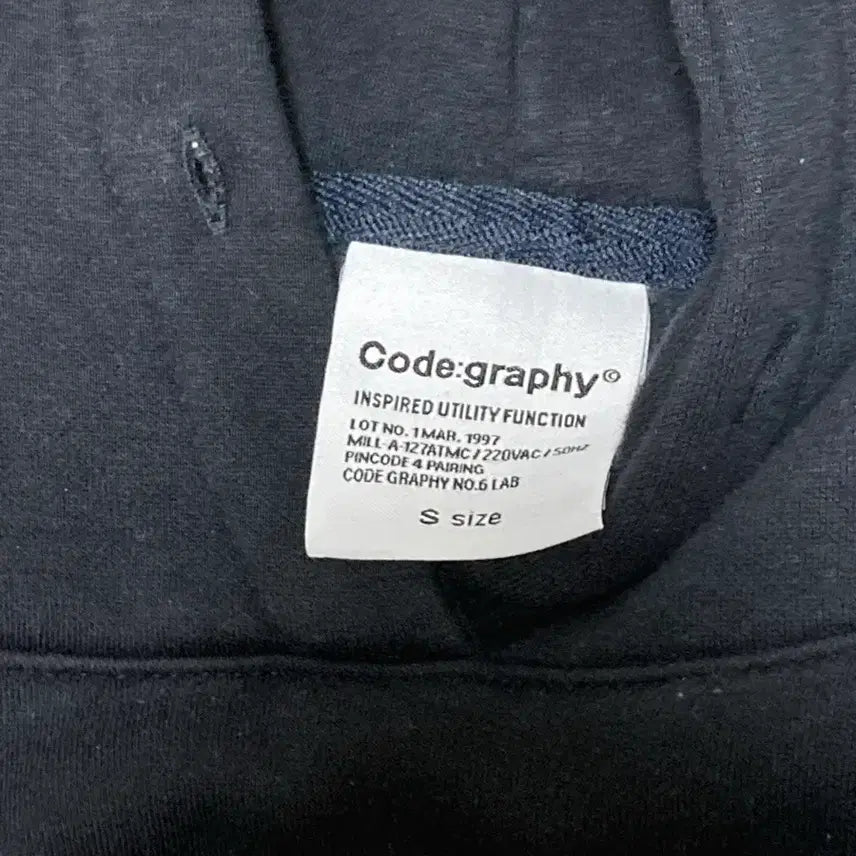 [BUNJANG] Code:Graphy Hoodie / 코드그라피 후드티