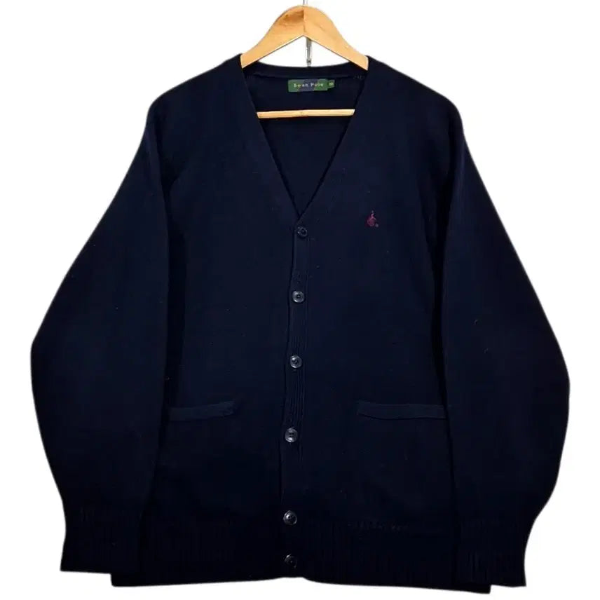 [BUNJANG] Beanpole Embroidered Logo Cardigan M / [M]빈폴 자수 로고 가디건(만원샵)