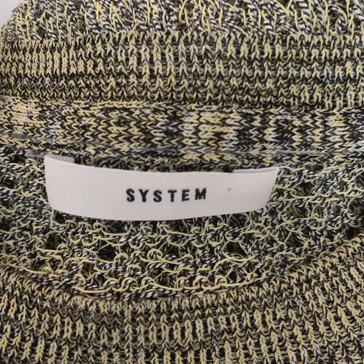 [SOLD OUT] SYSTEM 패턴 니트 시스템
