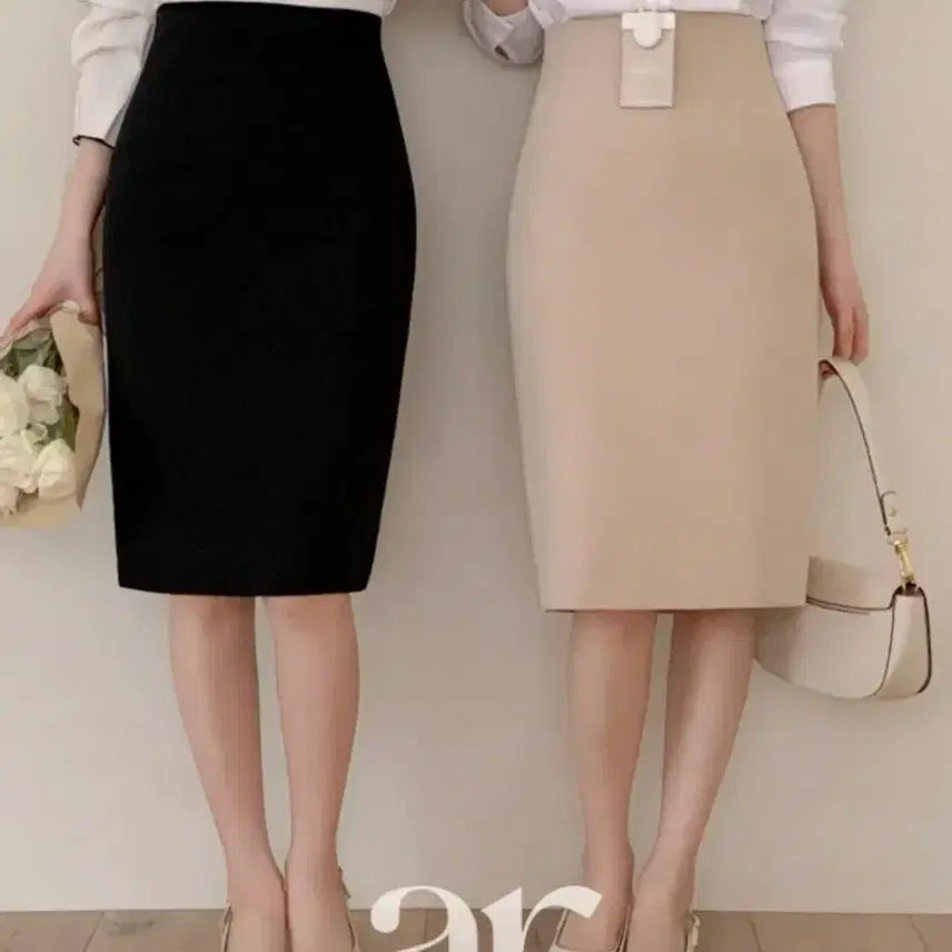 [BUNJANG] Attrangs H-Line Skirt Black / (새상품)아뜨랑스 H라인 스커트 블랙