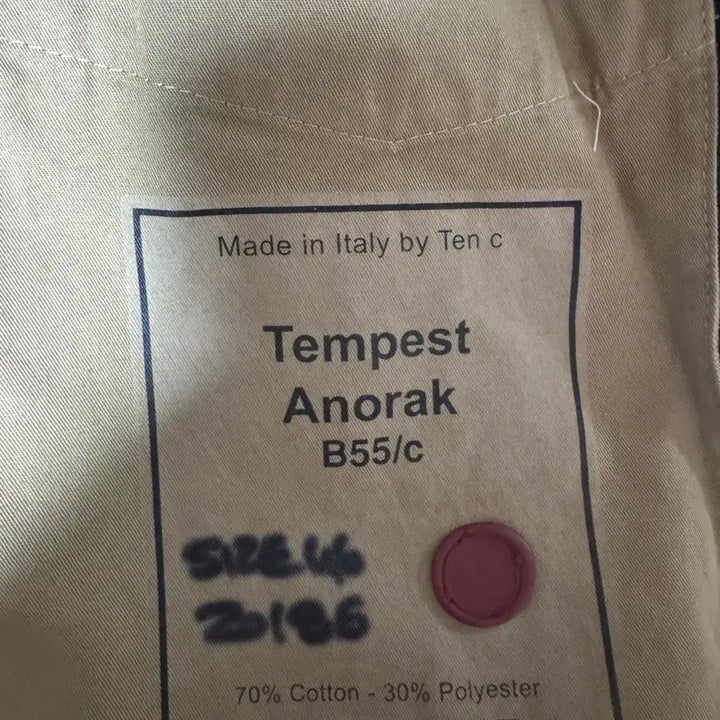 [BUNJANG] Ten C Tempest Anorak Jacket / Ten c 텐씨 템페스트 아노락