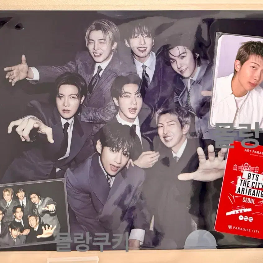 [BUNJANG] BTS Group POB Clear File and Photocard Bundle Set / 방탄 bts 단체 포카 일본위버스 특전 클리어파일 아미존 포카