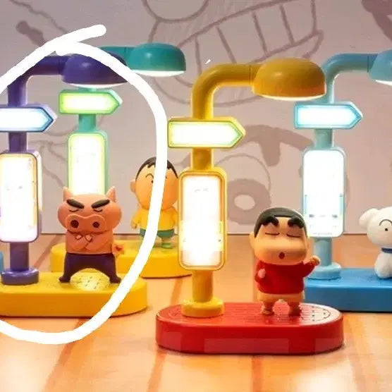 [BUNJANG] Crayon Shin-chan Voice Glow Lamp / 짱구 보이스 글로우 램프 부리부리 새상품