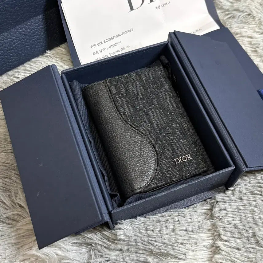 [BUNJANG] Dior Oblique Saddle Organizer Black / [OS,풀구성품] 디올 오블리크 새들 오거나이저 블랙