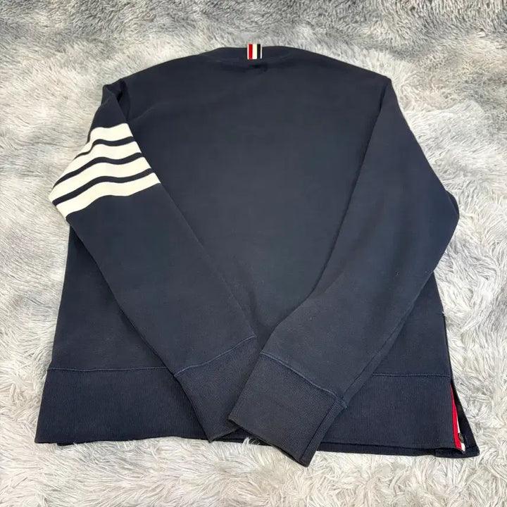 [BUNJANG] Thom Browne Diagonal Stripe Sweatshirt Navy (Size 4) / [리엘중고명품] 톰브라운 사선완장 맨투맨 네이비 4사이즈