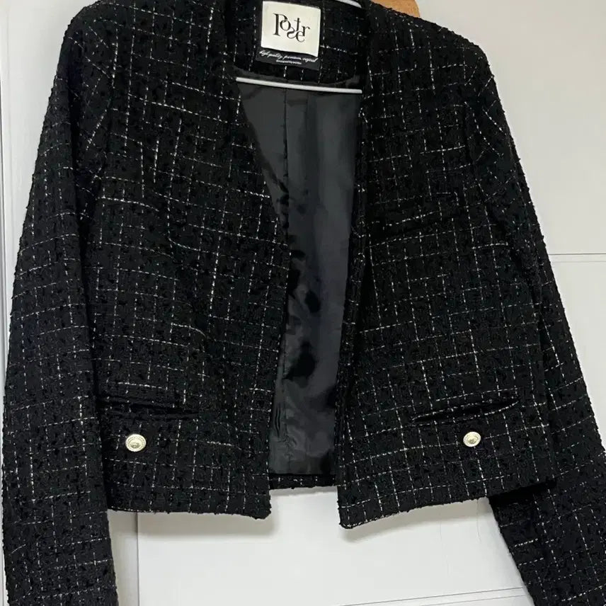[BUNJANG] Black Tweed Jacket / 블랙 트위드자켓