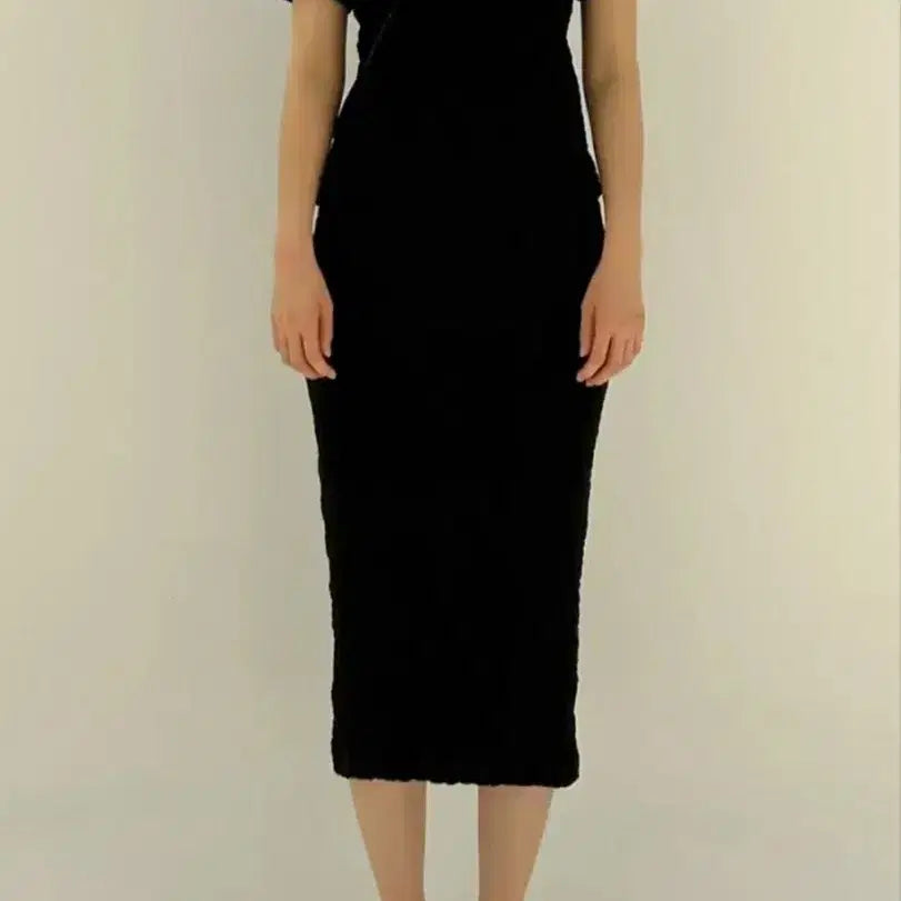 [BUNJANG] GTFR Smoke Pleated Maxi Skirt / 새상품) 길트프리 gtfr 스모크 스커트 링클주름플리츠밴딩롱치마쭈글이블랙