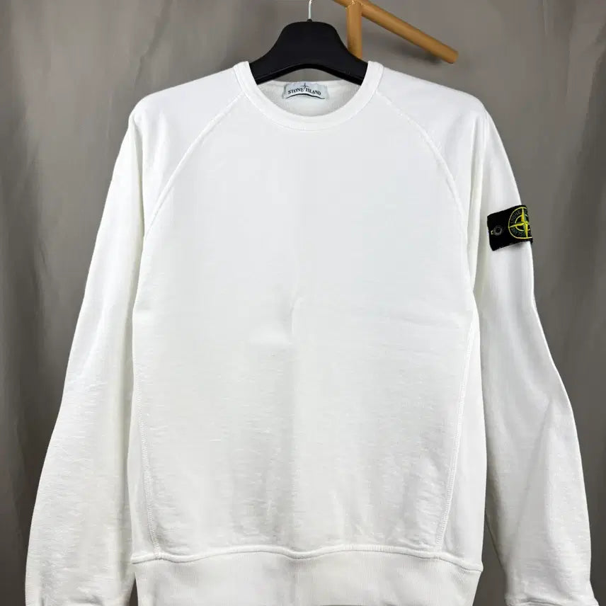 [SOLD OUT] M ) 백화점판 스톤아일랜드 와펜 패치 맨투맨