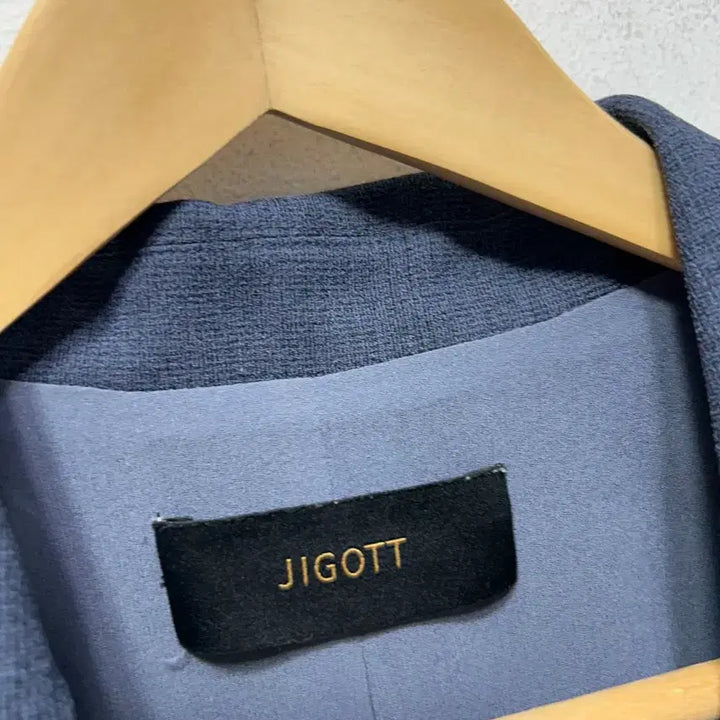 [BUNJANG] JIGOTT Double Breasted Navy Jacket (Size 85) / JIGOTT 더블 브레스티드 네이비 자켓 85