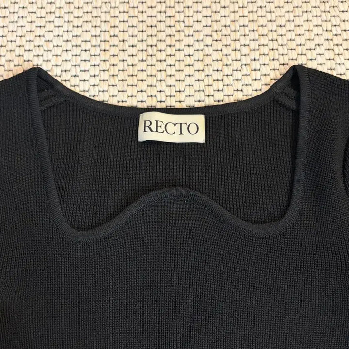 [BUNJANG] RECTO Wave Signature Knit Sweater / 렉토 물결 시그니처 니트 S