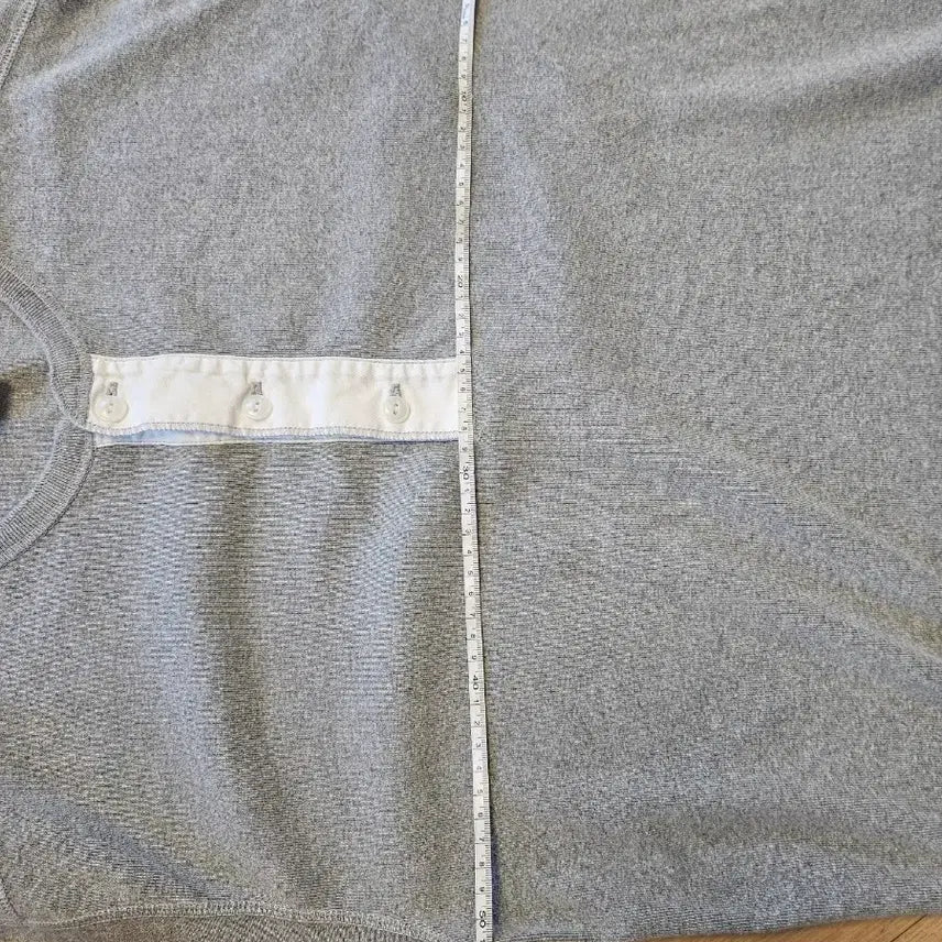 [SOLD OUT] 리얼맥코이 헨리넥 반팔 그레이 XL