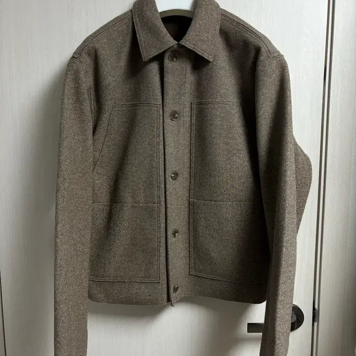 [BUNJANG] Zara Pocket Overshirt Brown XL / 자라 포켓 오버셔츠 브라운 XL