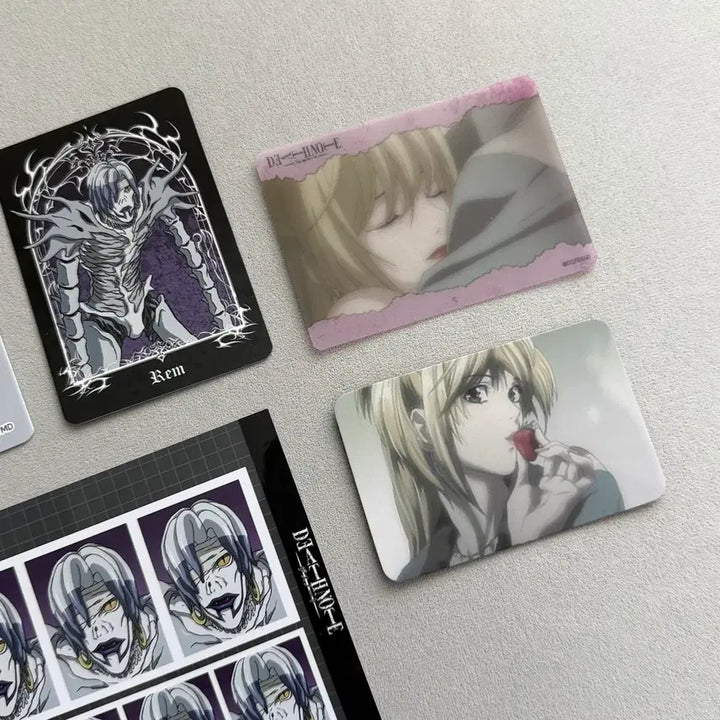 [BUNJANG] Death Note Tunick Exclusive Coaster Card Misia Rem Bundle Set / 데스노트 투니크 특전 코스터 카드 미사 렘 일괄