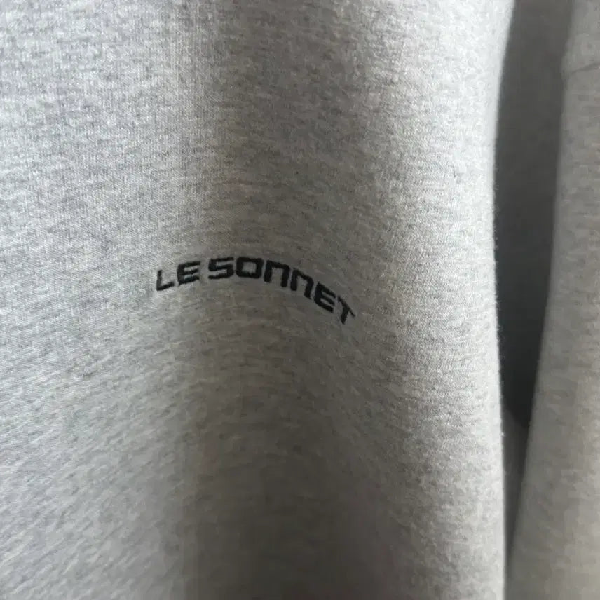 [BUNJANG] Le Sonnet Oversized Hoodie Zip-up Grey / (새상품) 르쏘넷 오버사이즈 후드 집업 그레이