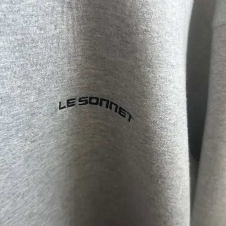 [BUNJANG] Le Sonnet Oversized Hoodie Zip-up Grey / (새상품) 르쏘넷 오버사이즈 후드 집업 그레이