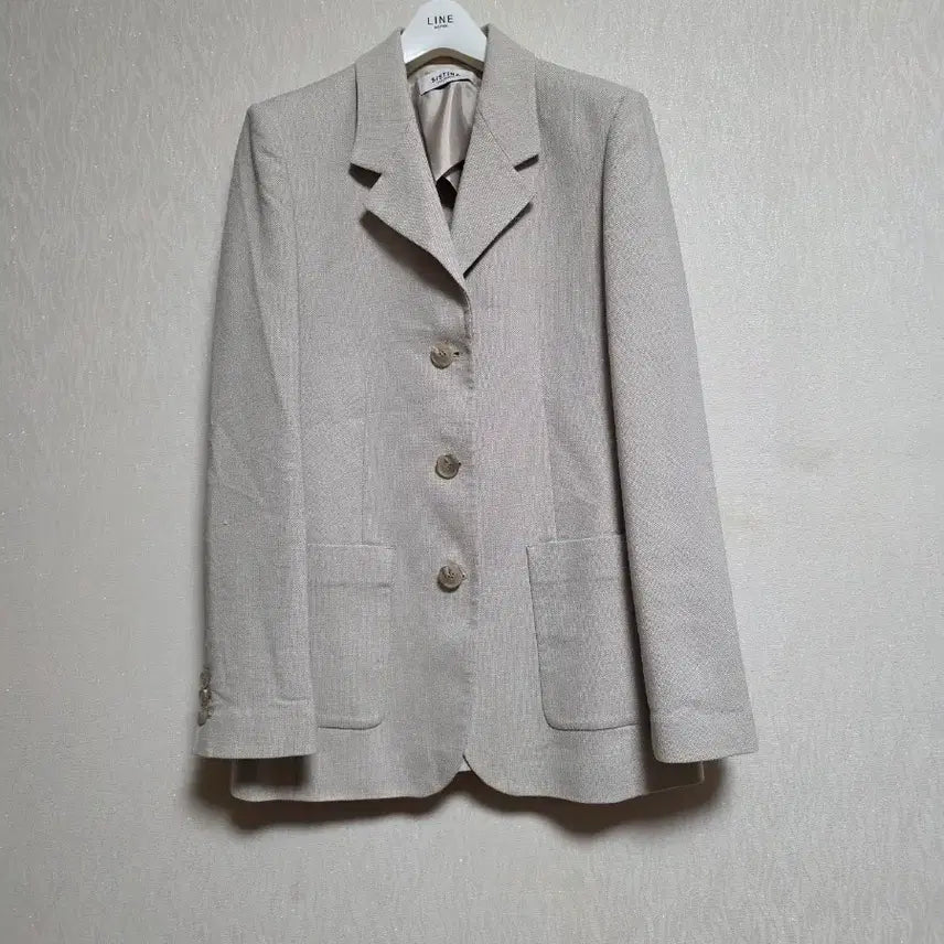 [BUNJANG] Sistina Beige Oversized Jacket / 시스티나 오버핏 자켓