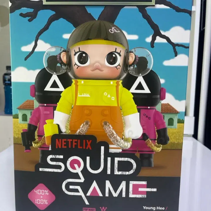 [BUNJANG] Pop Mart Mega Space Molly Squid Game Younghee Figure / 팝마트 메가 스페이스 몰리 오징어게임 영희