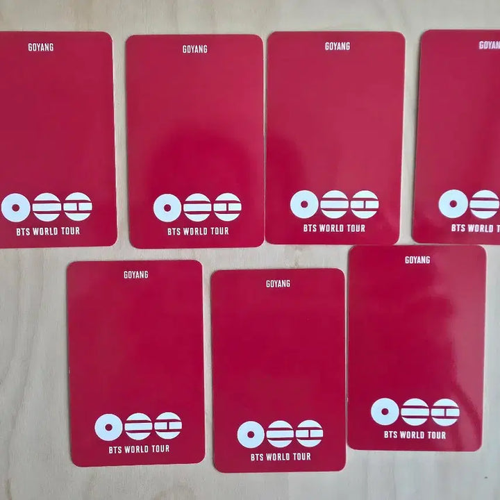 [SOLD OUT] 방탄소년단 bts 고양콘 아미존 7장 일괄