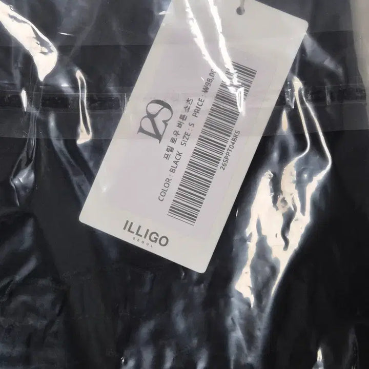 [SOLD OUT] (새상품)일리고 프릴 로우 버튼 쇼츠 블랙S