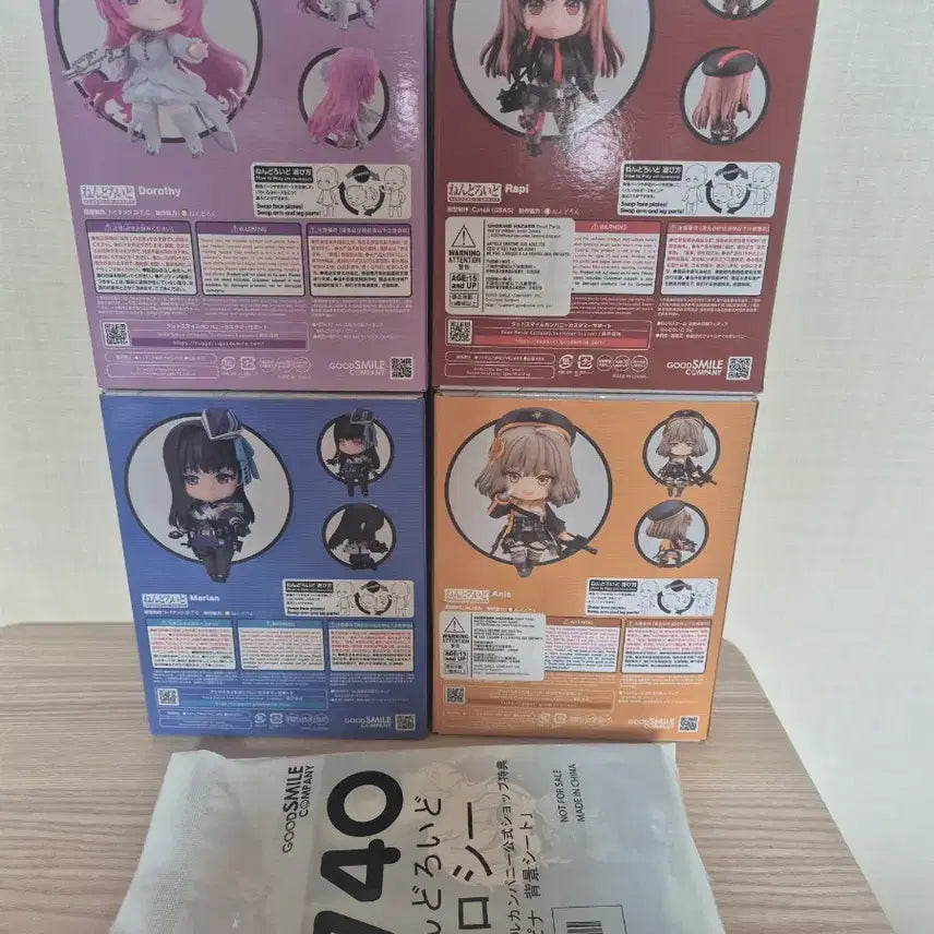 [BUNJANG] Nike Nendoroid Figure 4-Piece Set / 니케  넨도로이드 4종 세트 판매합니다
