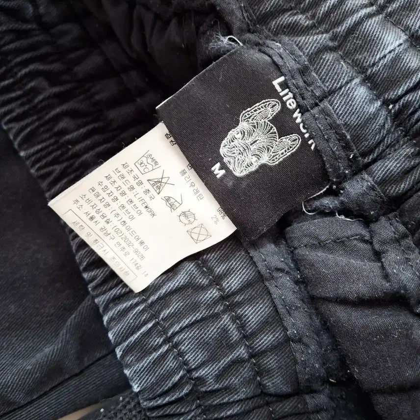 [SOLD OUT] 라이프워크 카고 조거 팬츠 블랙 공용 M 81