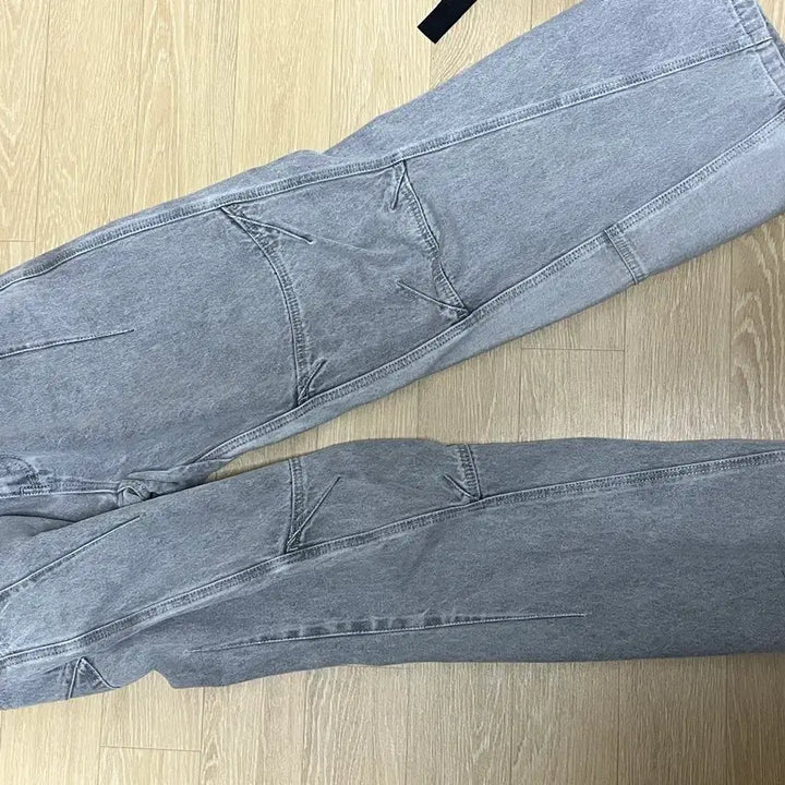 [BUNJANG] Etce Curved Panel Denim Pants 2.0 Grey L / etce 커브드 패널 데님 팬츠 2.0 그레이 L