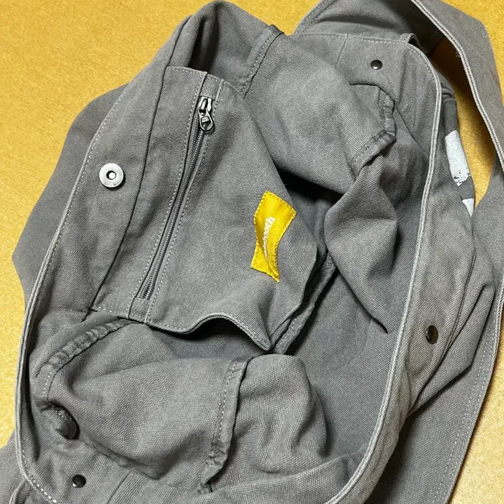 [BUNJANG] Mainbooth Washed Cross Bag Light Gray / ONE)) 메인부스 08 워시드 크로스 백 라이트 그레이