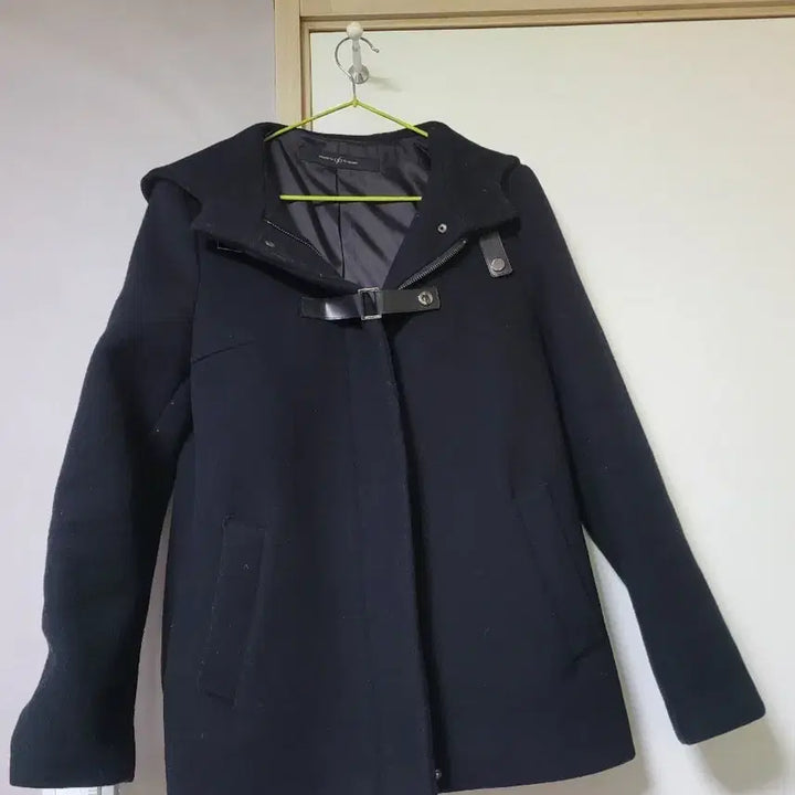 [BUNJANG] 96NY Hooded Coat Black / 나인식스뉴욕 후드 코트 블랙 색상이에요총장 64.가단 46