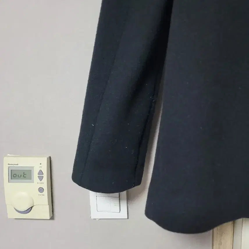 [BUNJANG] 96NY Hooded Coat Black / 나인식스뉴욕 후드 코트 블랙 색상이에요총장 64.가단 46