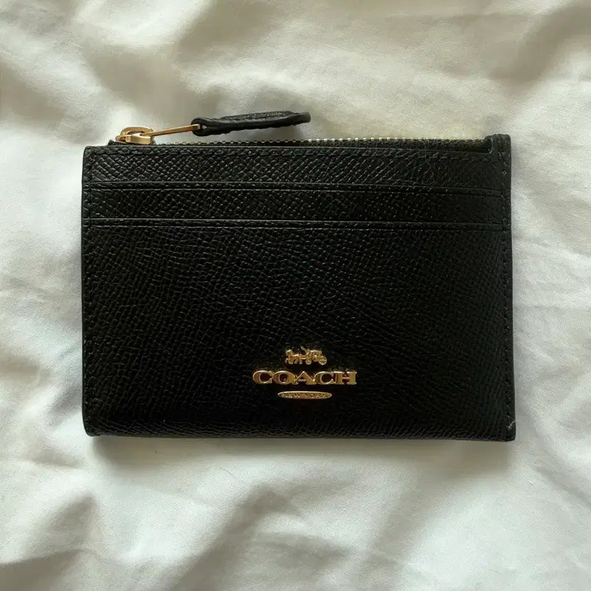 [BUNJANG] Coach Black Card Holder / 코치 블랙 카드지갑