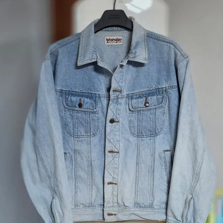 [BUNJANG] Wrangler Vintage Denim Jacket / 랭글러 빈티지 데님 자켓 청자켓