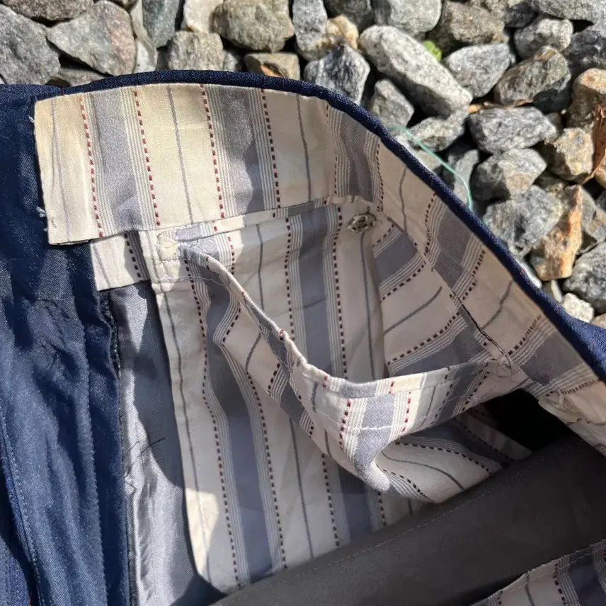 [BUNJANG] Miyuki Keori Pin-Stripe Pants / miyukikeori 빈티지 핀스트라이프 팬츠 (실측확인)