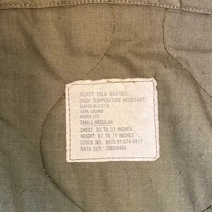 [BUNJANG] Avirex OG CVC Tanker Jacket (Small Regular) / Avirex og Cvc 탱커자켓(small regular)