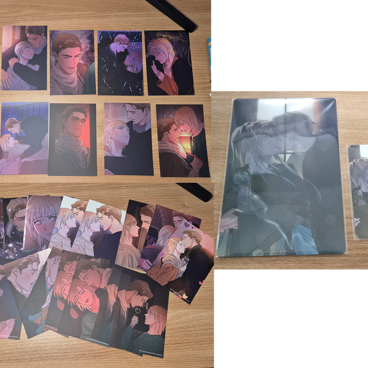 [BUNJANG] Antidote &amp; Bion Collaboration Cafe Goods Bundle Set / [일괄] 안티도트 비온 콜라보카페 굿즈 포카 엽서 바인더 방문포카 카드덱