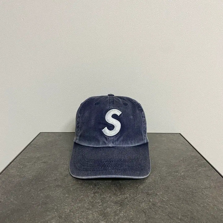 [BUNJANG] Supreme S Logo Ball Cap Navy / (OS) 슈프림 S로고 볼캡 모자 피그먼트 네이비