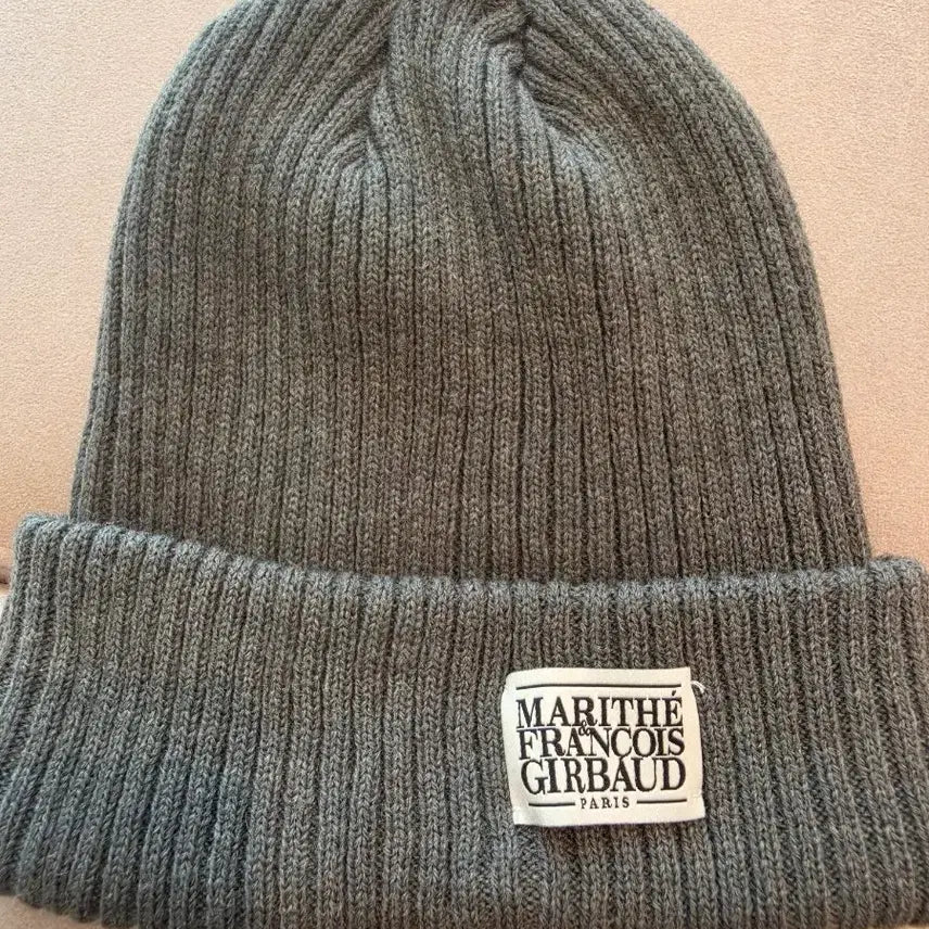 [BUNJANG] Marithe Francois Girbaud Jersey Beanie - Gray / 마리떼 프랑소와 저지 비니 그레이