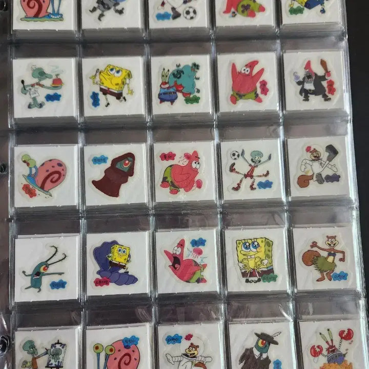 [BUNJANG] SpongeBob Stickers / 스펀지밥 띠부씰 판매