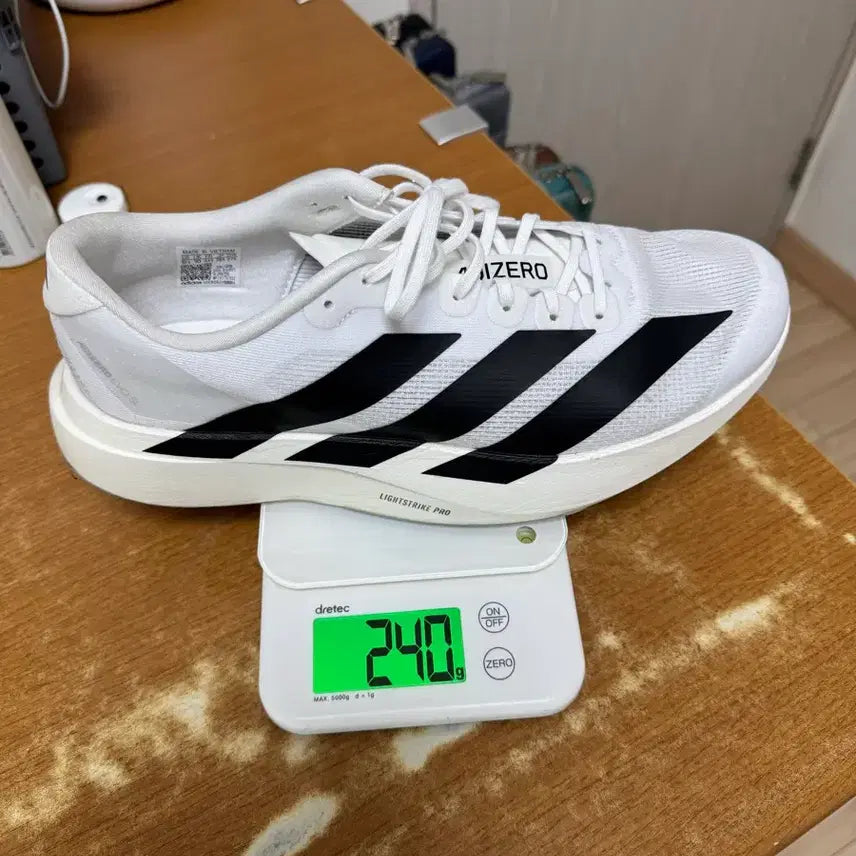 [BUNJANG] Adidas EvoSL White Running Shoes / 아디다스 에보SL 화이트 285 신품급