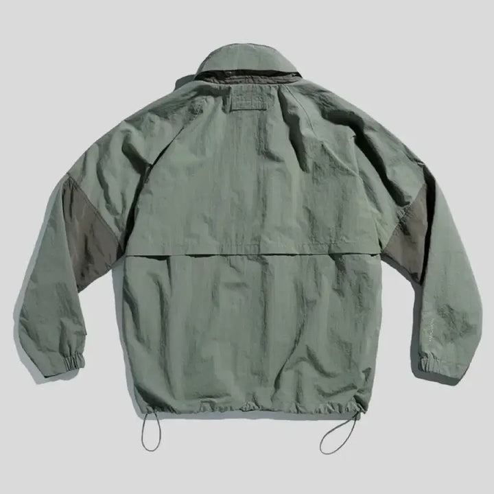 [BUNJANG] Espionage Baton Warm Up Jacket Olive Grey / 에스피오나지 baton warm up jacket